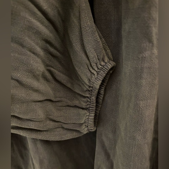 Washed Gauze Ruffled High Neck Dress by Heyson - Picture 7 of 13